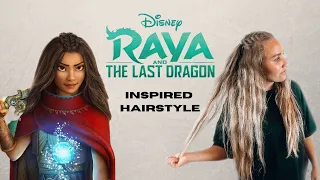 Disney's Raya Hairstyle Braid | How To: French Braid from Disney's Raya and the Last Dragon