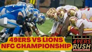 Stage is Set- 49ers vs Lions NFC Championship