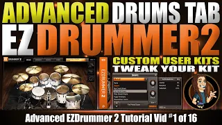 Advanced Drums Tab in EZDrummer 2