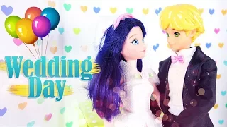 Marinette ladybug et Adrien Agreste enfin le mariage! Miraculous ladybug Wedding Episode 2