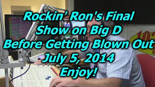 Ron Sedaille - 102.9 WDRC FM - VIDEO AIRCHECK July 5, 2014