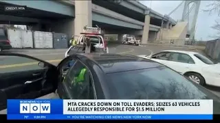 MTA cracks down on toll evaders, seizes 63 vehicles