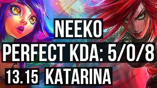 NEEKO vs KATA (MID) | 5/0/8, 71% winrate | KR Grandmaster | 13.15