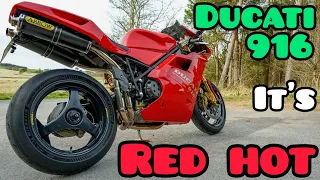 Ducati 916 it's Red Hot