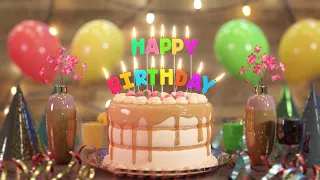 Happy Birthday Greetings with beautiful scenes