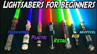 Lightsabers for Beginners! Intro to Neopixel, Galaxy's Edge, Force FX, and Base-Lit Lightsabers!