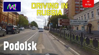 Driving in Russia 4K: Podolsk, Moscow Region | Scenic Drive 4K | Follow Me