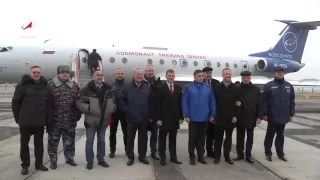Экипаж Союз ТМА-19М прибыл на Байконур