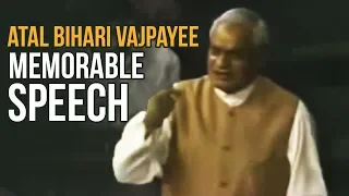 Atal Bihari Vajpayee Greatest Speech Ever In Indian Parliament | Manastars