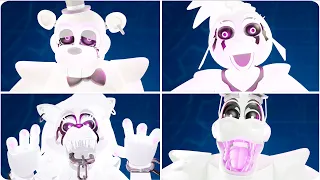 FNAF AR Security Breach Ghost version of the characters Workshop Animations