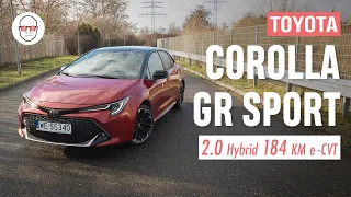 Toyota Corolla GR Sport 2.0 Hybrid Dynamic Force 184 KM e-CVT 2022 test PL Pertyn Ględzi