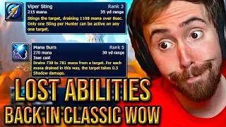 Asmongold Reacts To The "Top 10 Lost Abilities Coming Back in WoW Classic" - Hirumaredx