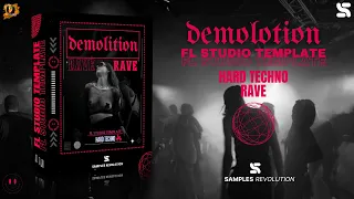 [FLP] DEMOLITION 👽 Hard Techno - Rave - Acid 👽 (Download FL Studio Template) 150 BPM