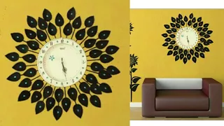 DIY Floral Designer Wall Clock/Diy wall clock/Wall Decor & Art/Room Decor/art my passion 18