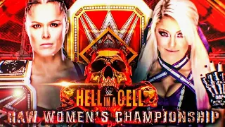 Ronda Rousey vs Alexa Bliss Raw Women's Championship Match🔥 - Hell in a Cell😈