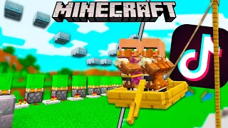 Testei os TIKTOKs mais VIRAIS do MINECRAFT que FUNCIONAM!