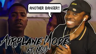 AMERICAN REACTS TO NINES - AIRPLANE MODE FEAT NSG (UK RAP REACTION) [ANOTHER VIBEEE!]