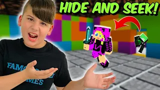 ΠΑΙΖΟΥΜΕ ΤΟ ΠΙΟ ΠΕΡΙΕΡΓΟ HIDE AND SEEK ME TO NOOBAKI Minecraft Famous Games @LetsPlayKristina