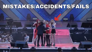 BLACKPINK (블랙핑크) ACCIDENTS AND FAILS ON STAGE