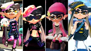 Evolution of Callie in Splatoon Games (2015-2022)