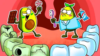 WHO STOLE MY TOOTH?! | Avocado Going To Dentist || Avocadoo Comix