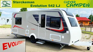 Sterckeman Evolution 542 LJ: Innovativer Einzelbetten-Grundriss im Test - Review/Test| Clever Campen