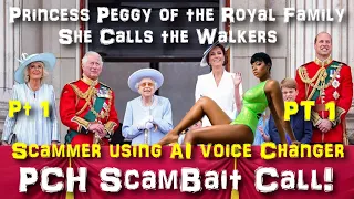 Princess Peggy the PCH scammer claiming to be royal family and best friends with Andrew Goldberg pt1