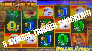 JACKPOT MEMORIAL DAY WEEKEND!!! DOLLARSTORM DOLLAR STORM  RARE MADNESS ON A NEW GAME AUSSIE BOOMER