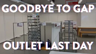 Gap's Last Day (UK Dead Mall) : CLOSING TIME