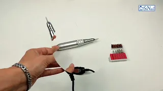 Ручка для маникюра USB Portable nail drill Silver