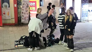 𝙇𝙞𝙫𝙚 20221024 Mon. BlackMist#블랙미스트 with#하랑(HaRang) Hongdae Busking 홍대 버스킹 SnowHorse#눈말