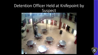 Oklahoma County jail video shows hostage situation, suspect shot by police