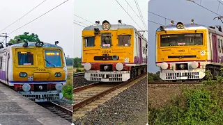 [3 in 1] Different Looking 12 Coach Electric Multiple Unit Train or EMU Trains of Eastern Railways
