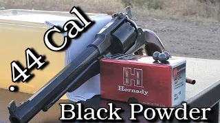.44 Caliber Black Powder Revolver Test (In Ballistics Gel)