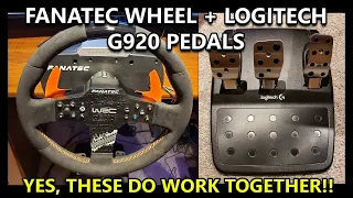 FANATEC CSL Elite + Logitech G920 Pedals Do Work Together