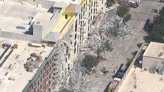 Scaffolding collapse in Houston