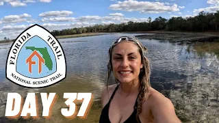 I swam with GATORS, probably. | Florida Trail Day 37