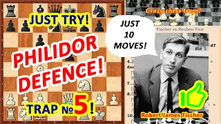 Bobby Fisher's Trap! or how to WIN in the chess game in 10 MOVES!