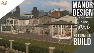 LifeAfter: Manor Design NO FORMULA BUILD - Double Foundation Villa Town House | Tutorial