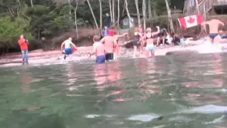 Thetis Island Polar Bear Swim 2015