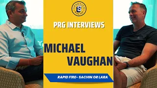 Michael Vaughan Rapid Fire Part 1- Sachin or Lara