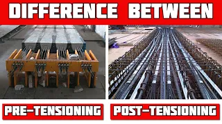 Difference Between Pre Tensioning and Post Tensioning Concrete | By Learning Technology