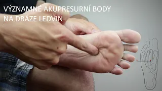 Významné akupresurní body na dráze ledvin, jejich lokalizace a použití