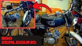 SIMSON S51 komplett ZERLEGEN? | Simson S50/S51 Auseinanderbau genau gezeigt! #2TaktGenossen #Simson