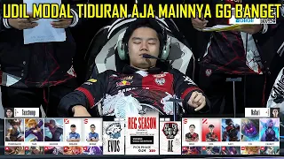 MOMENT OUTPLAY TERMAHAL UDIL SAAT LAWAN EVOS !! ALTER EGO ESPORTS VS EVOS LEGENDS GAME 1