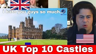 American Reacts Top 10 Castles to Visit in England | UK Travel Guide | Trip Xtreme