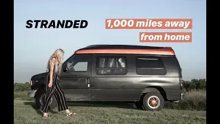 VAN BROKE DOWN | stranded in boulder