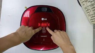 Робот-пылесос LG VR6270 как сбросить настройки до заводских