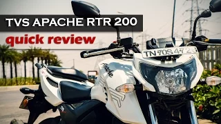 TVS Apache RTR 200 4V Review in Hindi | ICN Studio