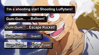 Luffy Gear 5 Voice Line, Sound effects, Laugh || Background music removed